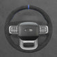 Griffowl Steering Wheel Cover for DIY Pickup Ford F-150 F150 Lightning F-350 F350 F-450 F450 2021-2025. Perfect for enthusiasts seeking refined interior mods.