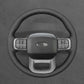Griffowl Steering Wheel Cover for DIY Pickup Ford F-150 F150 Lightning F-350 F350 F-450 F450 2021-2025. Perfect for enthusiasts seeking refined interior mods.