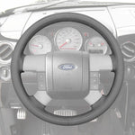 Griffowl Steering Wheel Cover for DIY Pickup Ford F150 F250 F350 2004-2008. Perfect grip with our steering wheel wrap and custom interior touch.