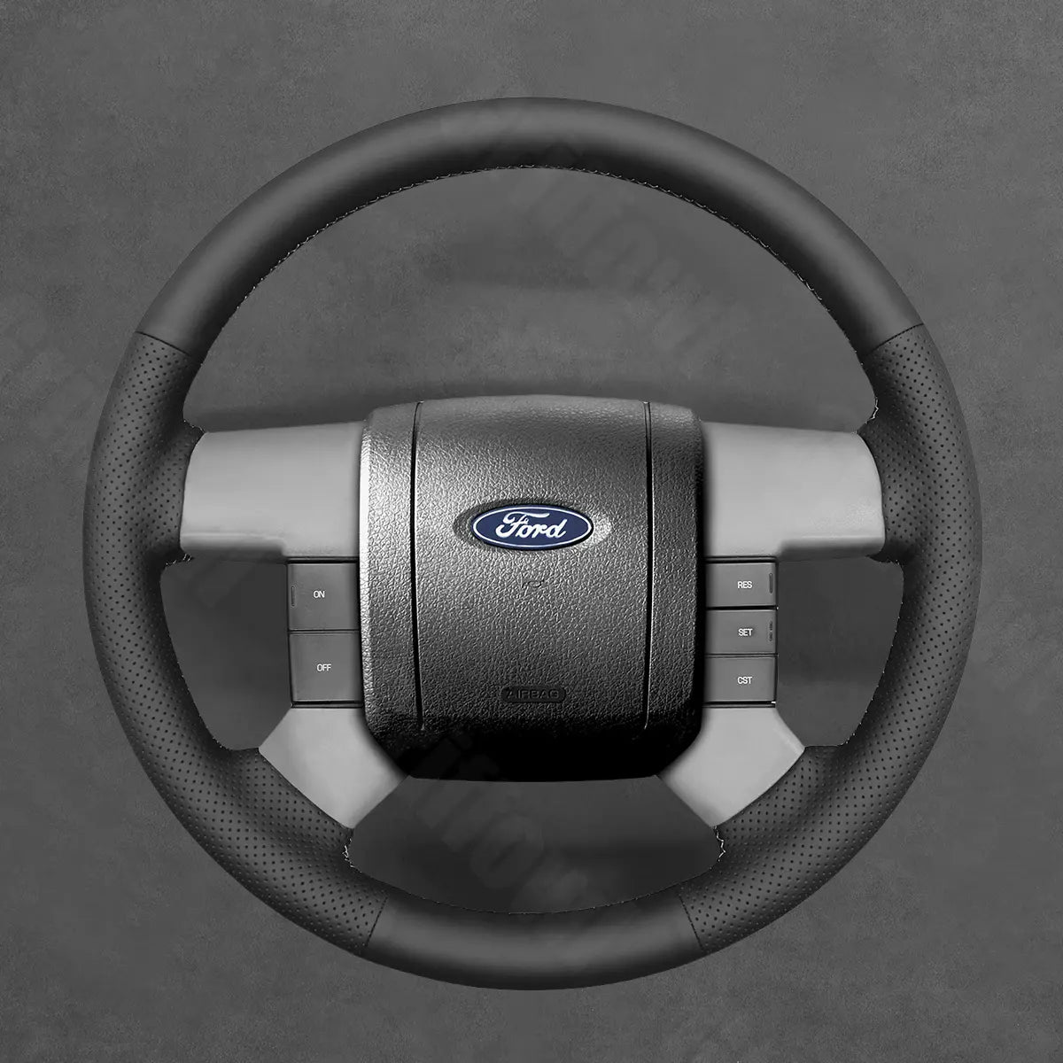Griffowl Steering Wheel Cover for DIY Pickup Ford F150 F250 F350 2004-2008. Perfect grip with our steering wheel wrap and custom interior touch.