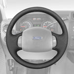 Griffowl Steering Wheel Cover for Personalized Ford Expedition Excursion F150 F250 F350 1997-2003. Elevate your interior with Griffowl's wrap and stitch kit.