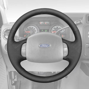 Griffowl Steering Wheel Cover for Personalized Ford Expedition Excursion F150 F250 F350 1997-2003. Elevate your interior with Griffowl's wrap and stitch kit.