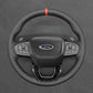 Griffowl Steering Wheel Cover for DIY Pickup Ford Ranger Everes 2022-2025. DIY kit includes hand-sewn wrap for luxury interior mods.