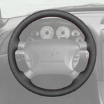 Griffowl Steering Wheel Cover for DIY Ford Ranger Explorer Sport Trac Explorer Mustang 1994-2005. Elevate your interior with Griffowl's wrap and stitch kit.