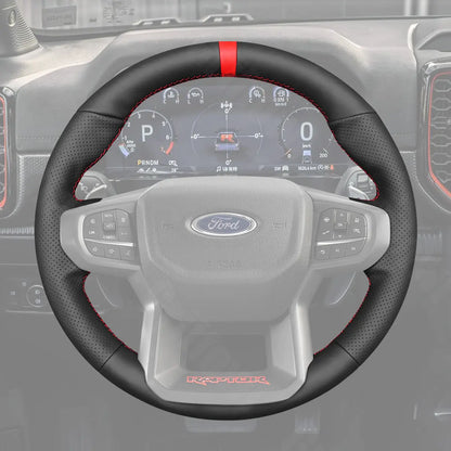 Griffowl Steering Wheel Cover for DIY Pickup Ford Ranger Raptor 2022-2025. Perfect grip with our steering wheel wrap and custom interior touch.