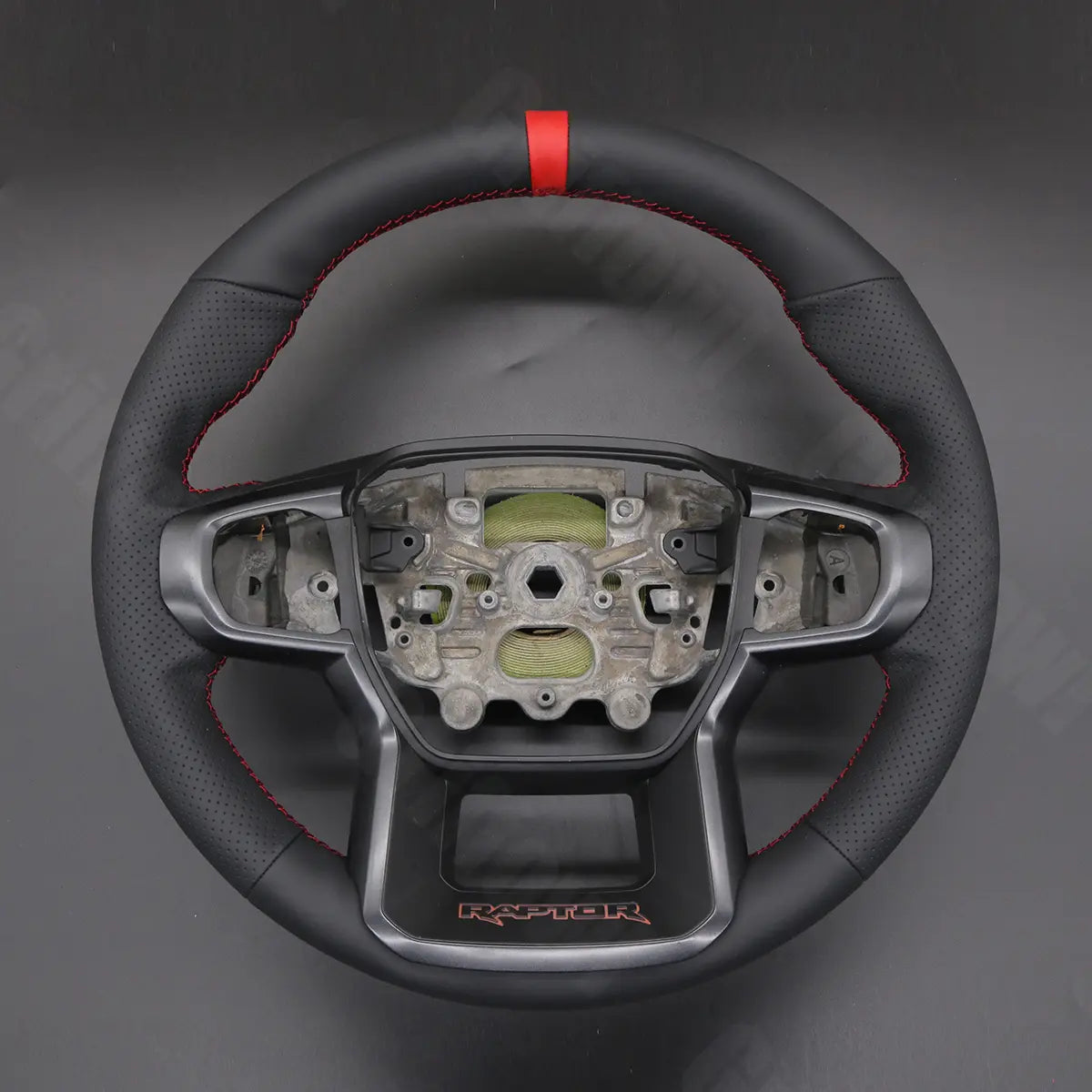 Griffowl Steering Wheel Cover for DIY Pickup Ford Ranger Raptor 2022-2025. Perfect grip with our steering wheel wrap and custom interior touch.