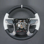 Griffowl Steering Wheel Cover for DIY Pickup GMC Sierra 1500 Limited 2500 3500 2015-2019. Elevate your interior with Griffowl's wrap and stitch kit.