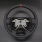 Griffowl Steering Wheel Cover for DIY Pickup Isuzu D-MAX 2007-2011. DIY kit includes hand-sewn wrap for luxury interior mods.
