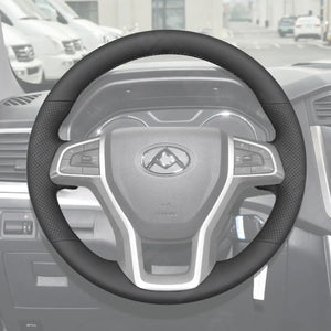 Griffowl Steering Wheel Cover for DIY Pickup Leyland DAF Vans LDV T60 2017-2020. For refined interior upgrades using our wrap and stitch kit.