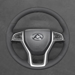 Griffowl Steering Wheel Cover for DIY Pickup Leyland DAF Vans LDV T60 2017-2020. For refined interior upgrades using our wrap and stitch kit.