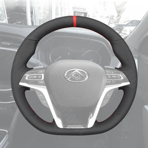 Griffowl Steering Wheel Cover for DIY Pickup Leyland DAF Vans LDV T60 2021-2024. For refined interior upgrades using our wrap and stitch kit.