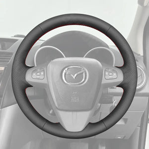 Griffowl Steering Wheel Cover for DIY Pickup Mazda BT-50 BT 50 2012-2020. Perfect grip with our steering wheel wrap and custom interior touch.