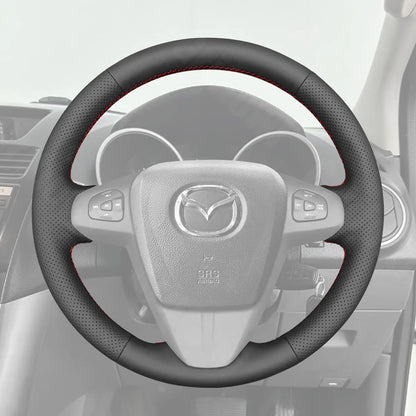 Griffowl Steering Wheel Cover for DIY Pickup Mazda BT-50 BT 50 2012-2020. Perfect grip with our steering wheel wrap and custom interior touch.