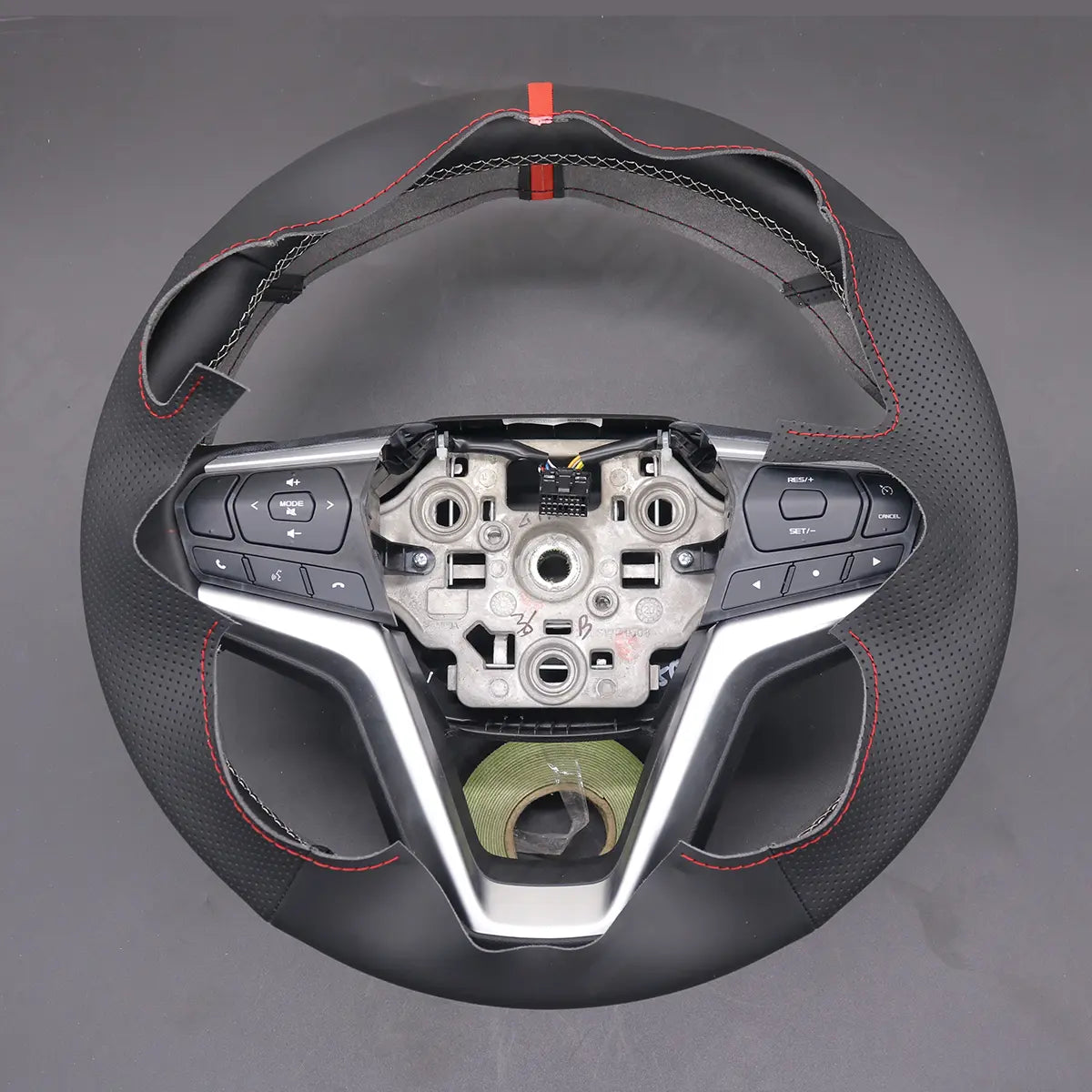 Griffowl Steering Wheel Cover for DIY Pickup Mazda BT-50 BT50 2021-2025. Perfect grip with our steering wheel wrap and custom interior touch.

