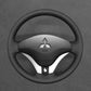 Griffowl Steering Wheel Cover for DIY Pickup Mitsubishi L200 Triton 2006-2015. Griffowl's interior mod with hand-sewn DIY steering wheel kit.

