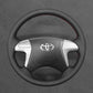 Griffowl Steering Wheel Cover for DIY Pickup Toyota Hilux 2005-2014. DIY kit includes hand-sewn wrap for luxury interior mods.