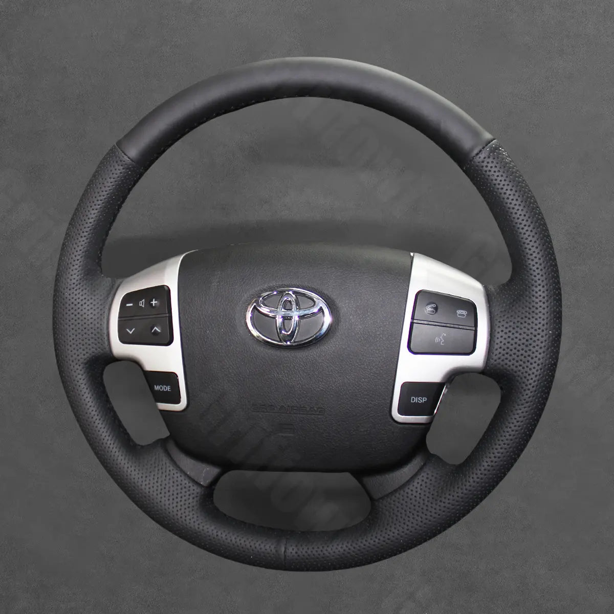 Griffowl Steering Wheel Cover for DIY Pickup Toyota Land Cruiser 79 Series pick up Tundra 2007-2023. Hand-sewn DIY kit blends grip, function, and style inside.