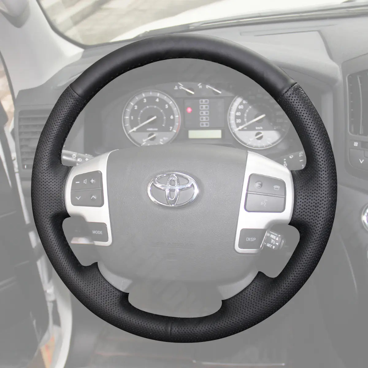 Griffowl Steering Wheel Cover for DIY Pickup Toyota Land Cruiser 79 Series pick up Tundra 2007-2023. Hand-sewn DIY kit blends grip, function, and style inside.