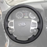 Griffowl Steering Wheel Cover for DIY Pickup Toyota Land Cruiser 79 Series pick up Tundra 2007-2023. Hand-sewn DIY kit blends grip, function, and style inside.