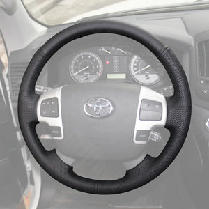Griffowl Steering Wheel Cover for DIY Pickup Toyota Land Cruiser 79 Series pick up Tundra 2007-2023. Hand-sewn DIY kit blends grip, function, and style inside.