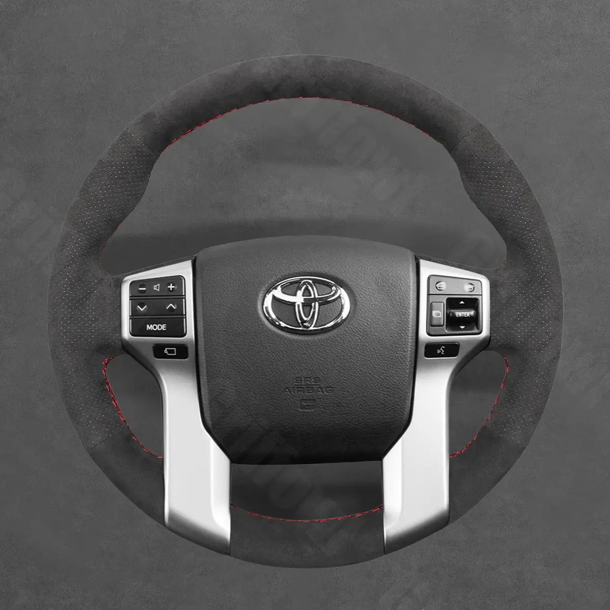 Griffowl Steering Wheel Cover for DIY Pickup Toyota Tacoma Tundra 2014-2023. Perfect grip with our steering wheel wrap and custom interior touch.