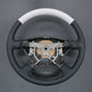 Griffowl Steering Wheel Cover for DIY Pickup Toyota Tundra 2003-2006. DIY kit includes hand-sewn wrap for luxury interior mods.