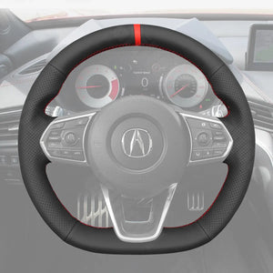 Griffowl Steering Wheel Cover for Personalized SUV Acura MDX A Spec Type S 2022 2023 2024 2025. Elevate your interior with Griffowl's wrap and stitch kit.
