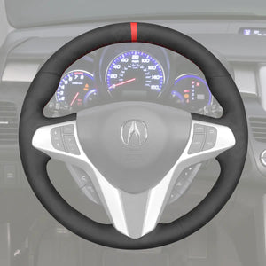 Griffowl Steering Wheel Cover for Personalized SUV Acura RDX 2007-2011. Perfect grip with our steering wheel wrap and custom interior touch.
