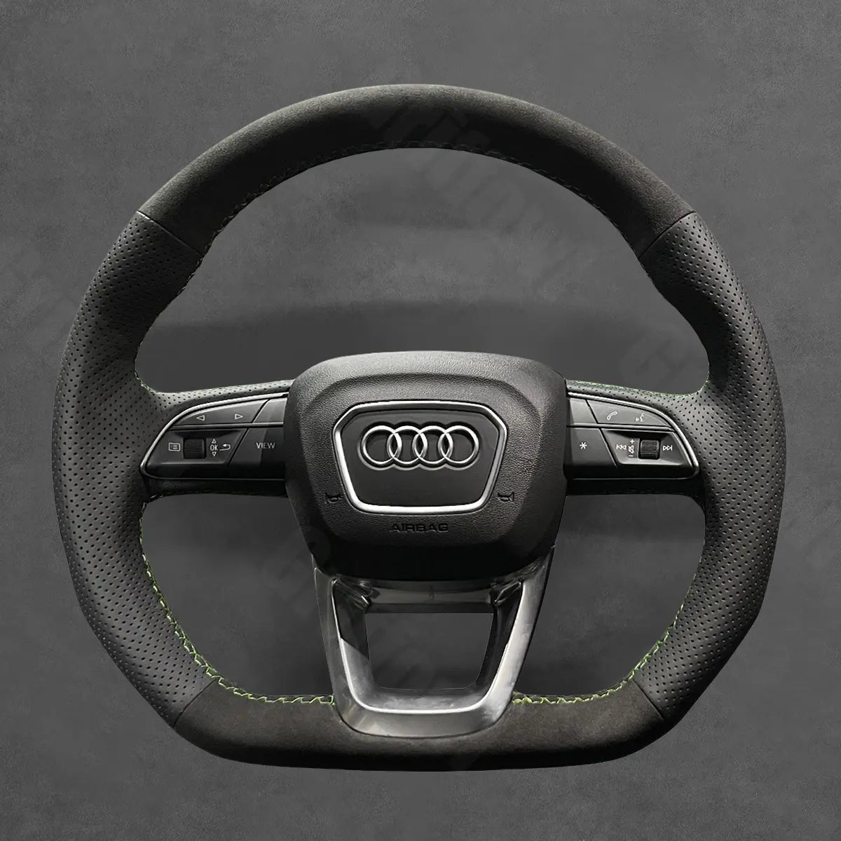 Griffowl Steering Wheel Cover for Personalized SUV Audi Q3 F3 RS Q5 FY SQ5 FY Q7 SQ7 4M Q8 SQ8 RS 2018-2022. Turn every drive into a luxury experience.