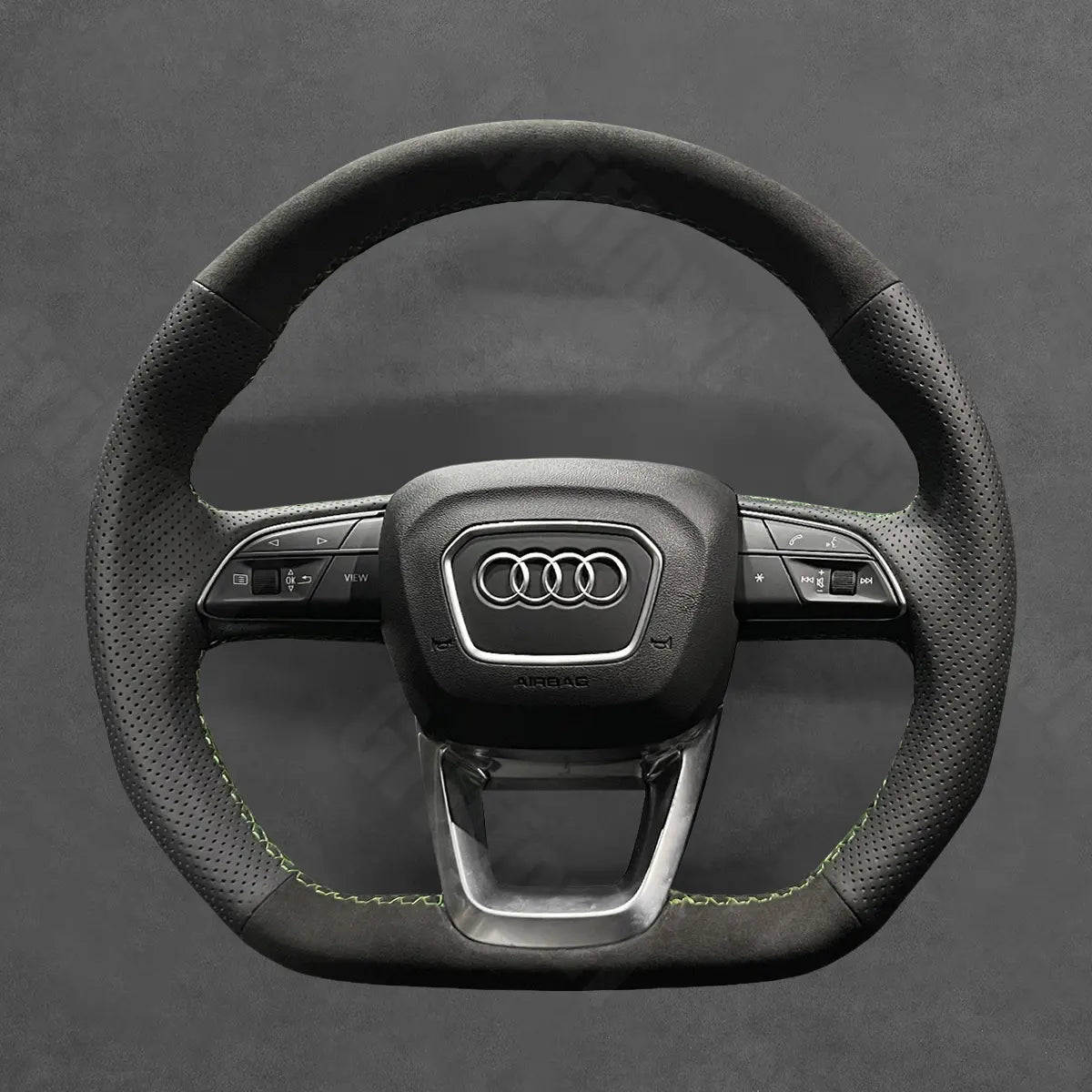 Griffowl Steering Wheel Cover for Personalized SUV Audi Q3 F3 RS Q5 FY SQ5 FY Q7 SQ7 4M Q8 SQ8 RS 2018-2022. Turn every drive into a luxury experience.