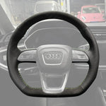 Griffowl Steering Wheel Cover for Personalized SUV Audi Q3 F3 RS Q5 FY SQ5 FY Q7 SQ7 4M Q8 SQ8 RS 2018-2022. Turn every drive into a luxury experience.