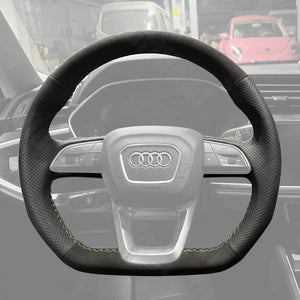 Griffowl Steering Wheel Cover for Personalized SUV Audi Q3 F3 RS Q5 FY SQ5 FY Q7 SQ7 4M Q8 SQ8 RS 2018-2022. Turn every drive into a luxury experience.