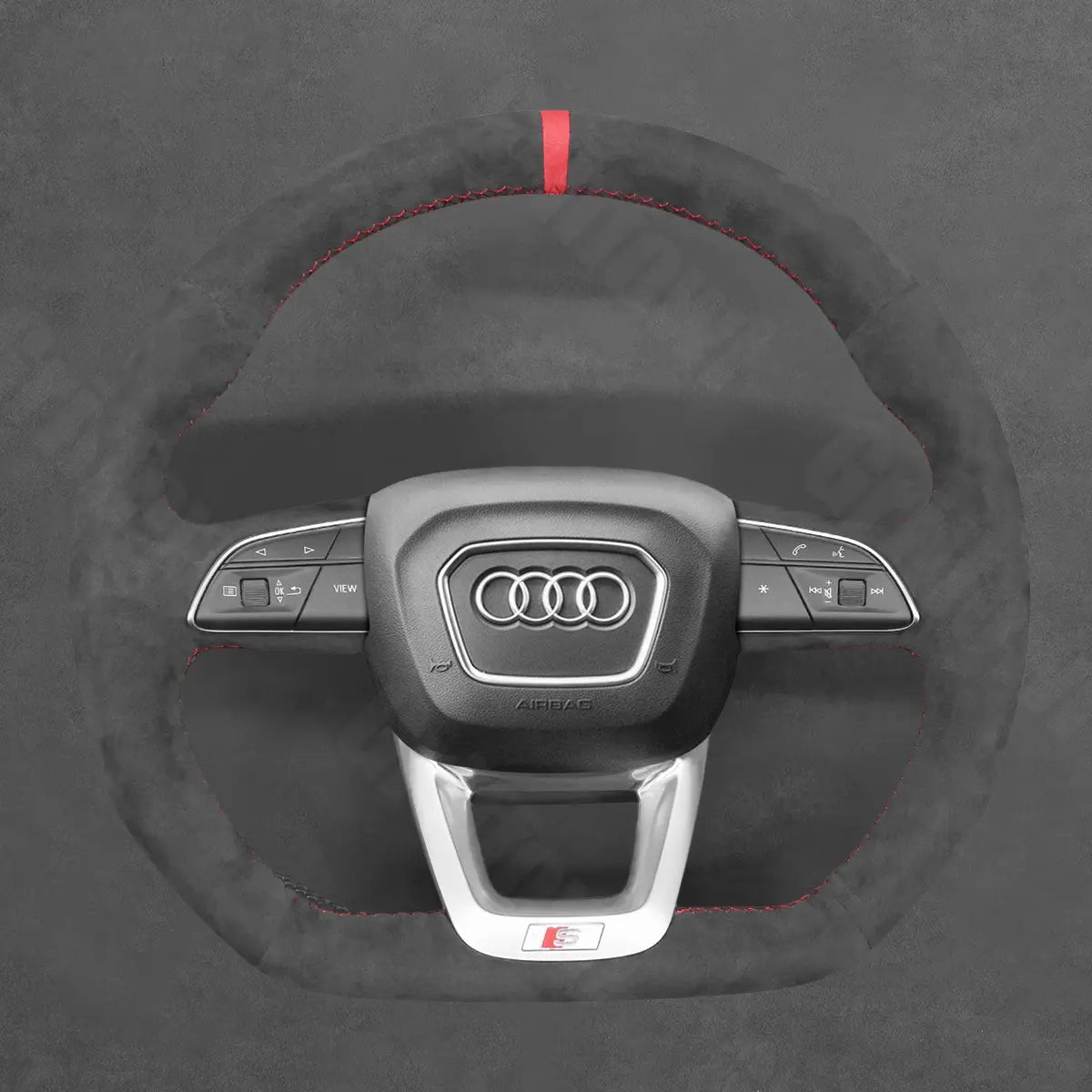 Griffowl Steering Wheel Cover for Personalized SUV Audi Q3 F3 RS Q5 FY SQ5 FY Q7 SQ7 4M Q8 SQ8 RS 2018-2022. Turn every drive into a luxury experience.