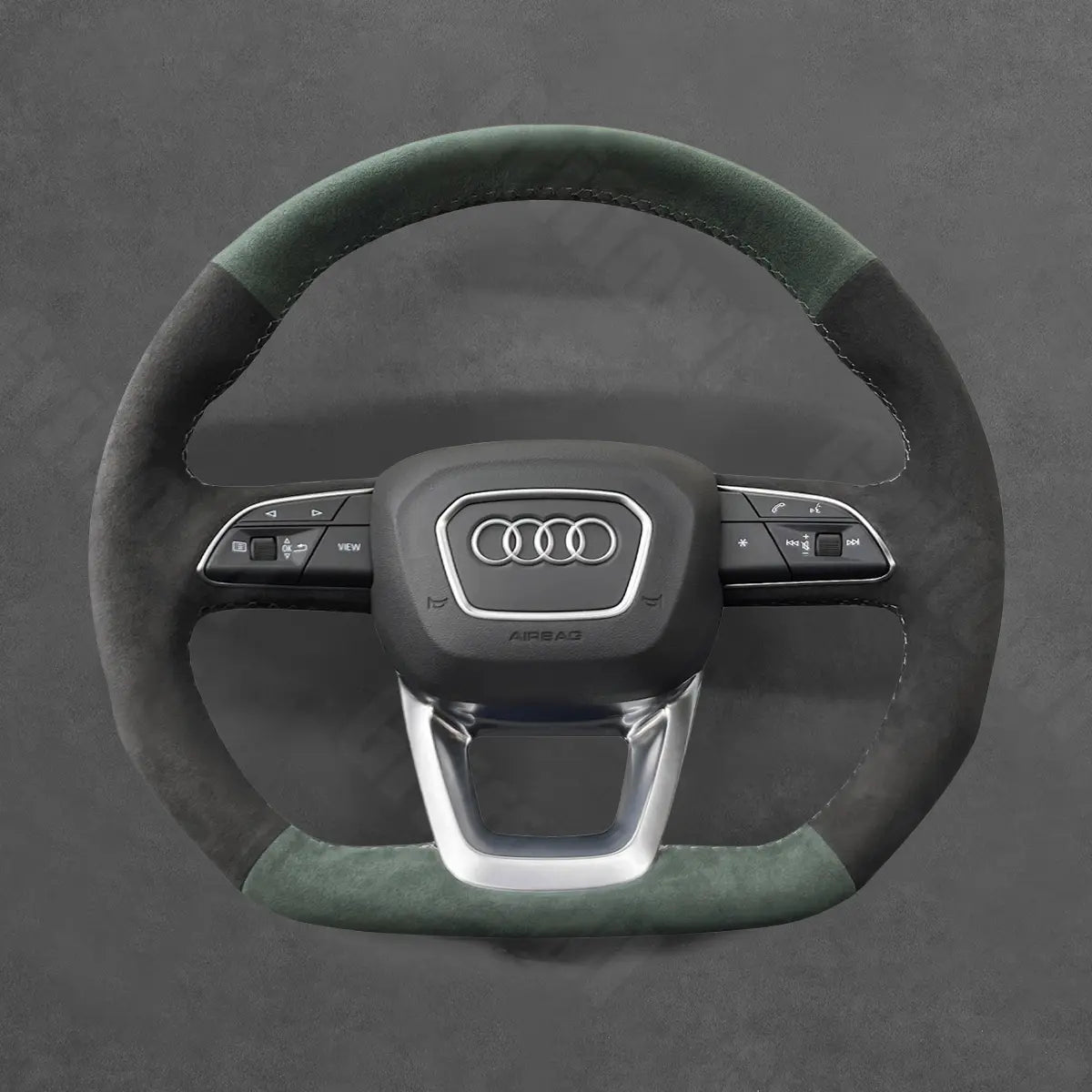 Griffowl Steering Wheel Cover for Personalized SUV Audi Q3 F3 RS Q5 FY SQ5 FY Q7 SQ7 4M Q8 SQ8 RS 2018-2022. Turn every drive into a luxury experience.