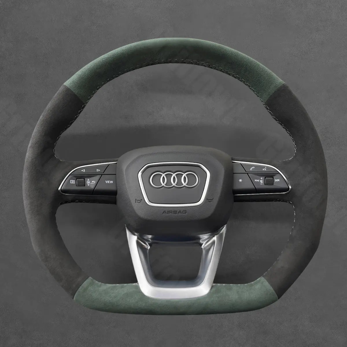 Griffowl Steering Wheel Cover for Personalized SUV Audi Q3 F3 RS Q5 FY SQ5 FY Q7 SQ7 4M Q8 SQ8 RS 2018-2022. Turn every drive into a luxury experience.