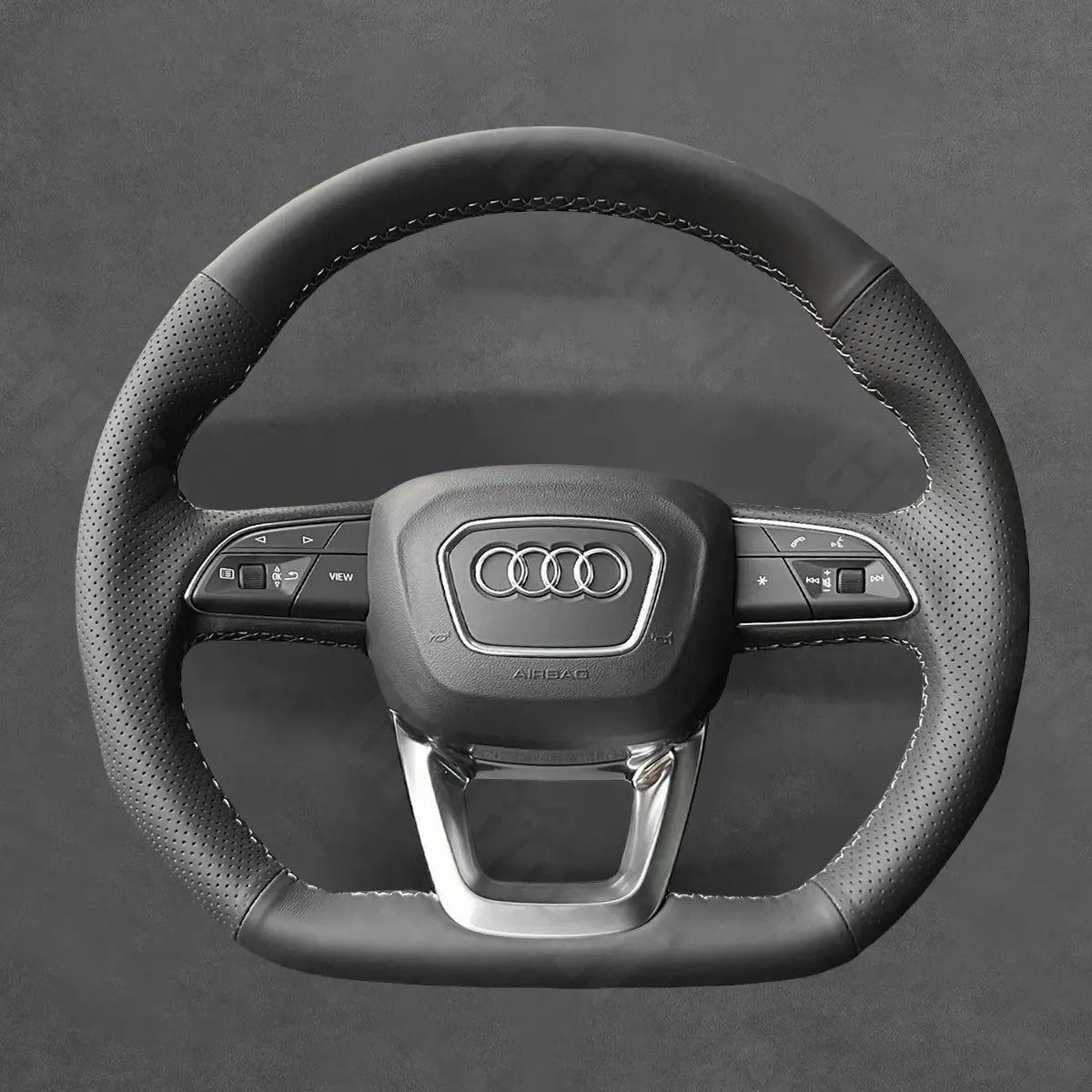 Griffowl Steering Wheel Cover for Personalized SUV Audi Q3 F3 RS Q5 FY SQ5 FY Q7 SQ7 4M Q8 SQ8 RS 2018-2022. Turn every drive into a luxury experience.