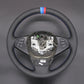 Griffowl Steering Wheel Cover for Personalized SUV BMW X3 E83 2005-2010. Perfect grip with our steering wheel wrap and custom interior touch.