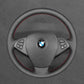Griffowl Steering Wheel Cover for Personalized SUV BMW X3 E83 2005-2010. Perfect grip with our steering wheel wrap and custom interior touch.