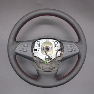 Griffowl Steering Wheel Cover for Personalized SUV BMW X5 E70 2006-2013. Perfect grip with our steering wheel wrap and custom interior touch.