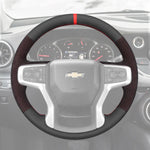 Griffowl Steering Wheel Cover for Personalized SUV Chevrolet Blazer Suburban Tahoe 2021-2025. Elevate your interior with Griffowl's wrap and stitch kit.
