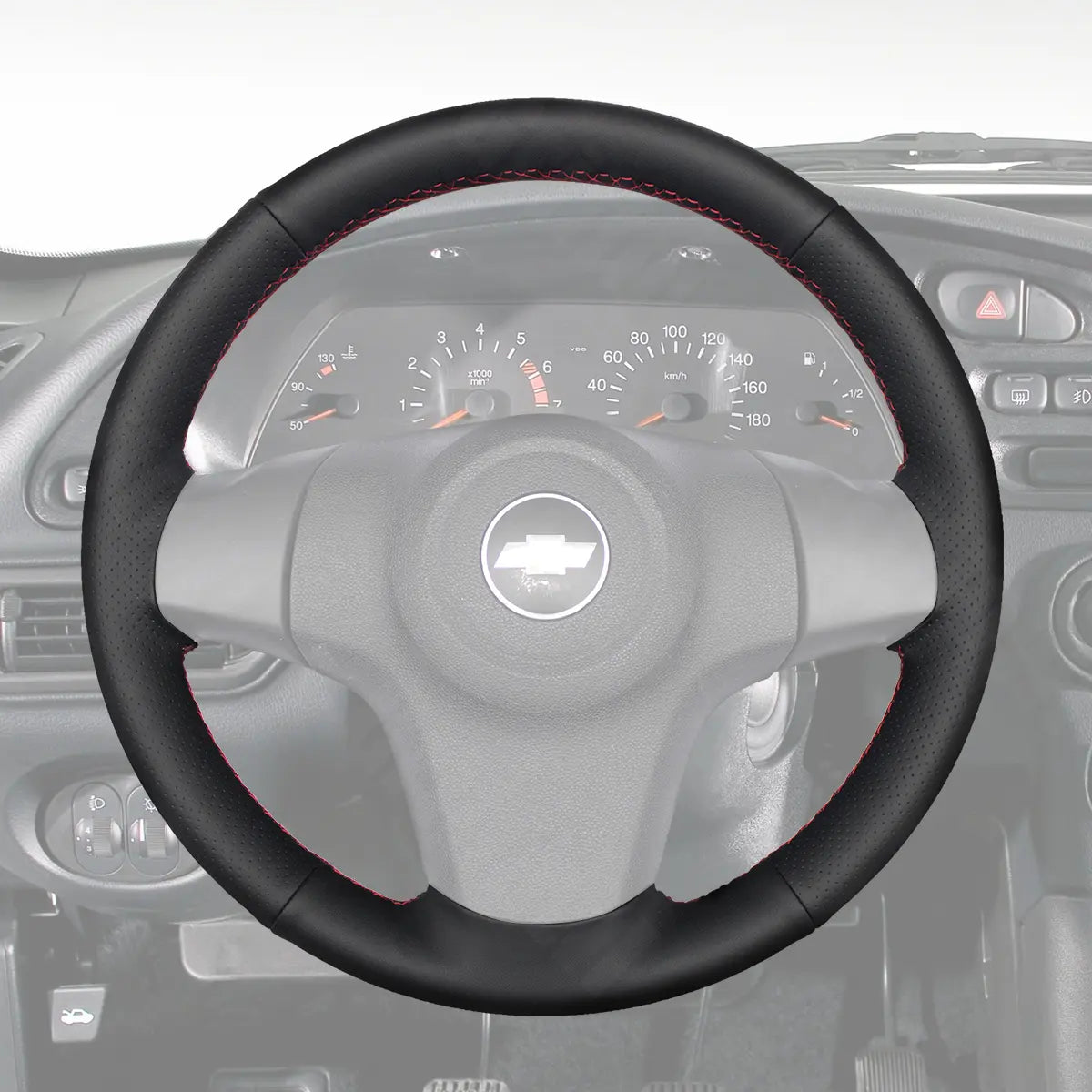 Griffowl Steering Wheel Cover for Upgrade Chevrolet Chevy Niva 2009-2020. Perfect grip with our steering wheel wrap and custom interior touch.
