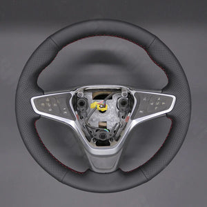 Griffowl Steering Wheel Cover for Personalized SUV Chevrolet Equinox 2018-2024. For refined interior upgrades using our wrap and stitch kit.
