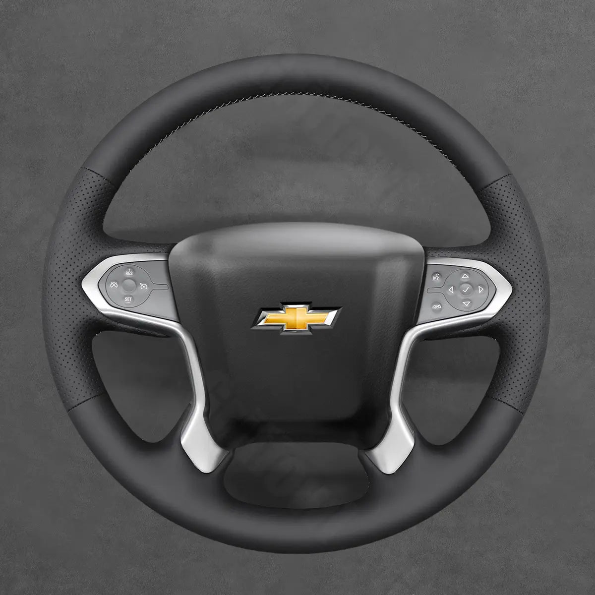 Griffowl Steering Wheel Cover for Personalized SUV Chevrolet Suburban Tahoe 2014-2019. Elevate your interior with Griffowl's wrap and stitch kit.

