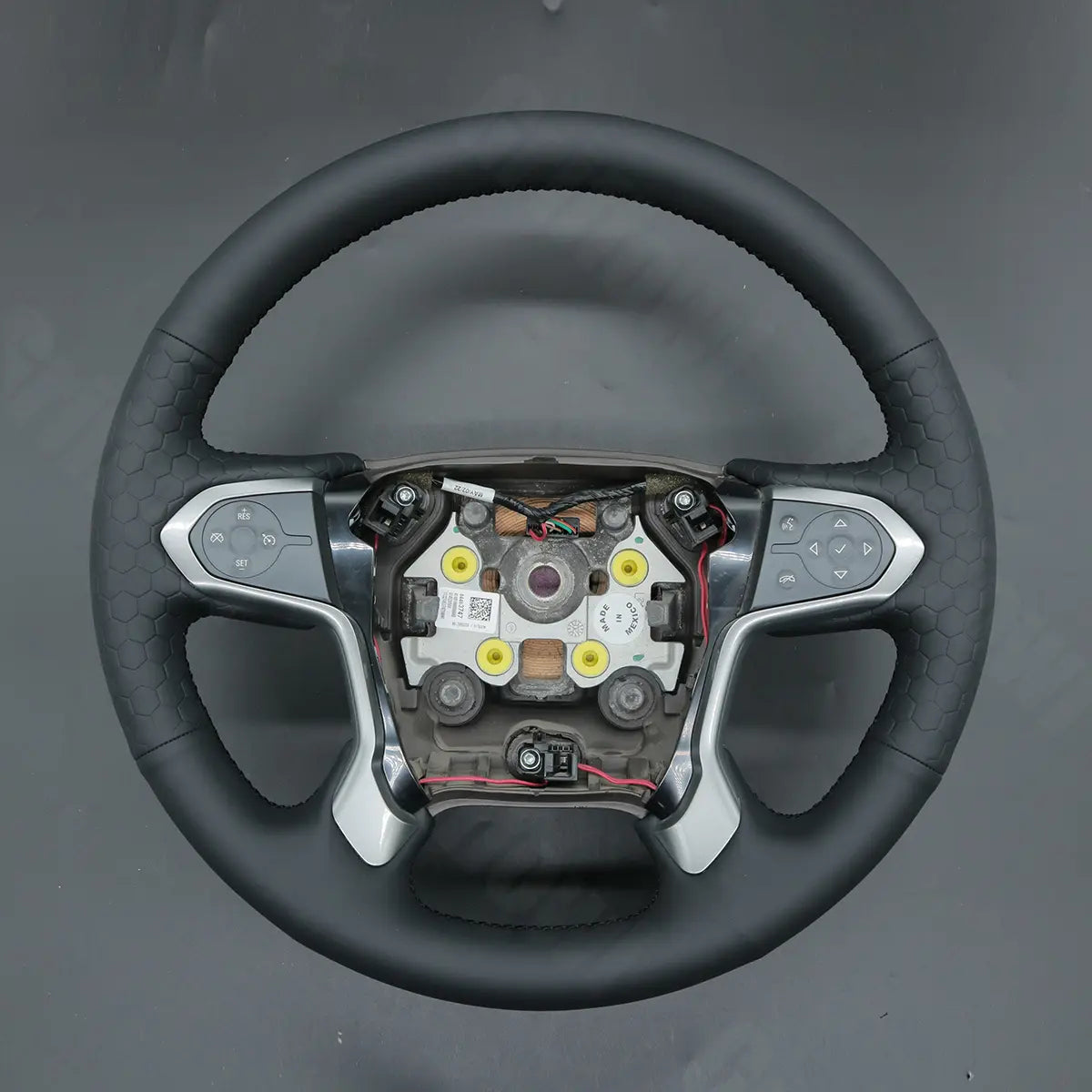 Griffowl Steering Wheel Cover for Personalized SUV Chevrolet Suburban Tahoe 2014-2019. Elevate your interior with Griffowl's wrap and stitch kit.
