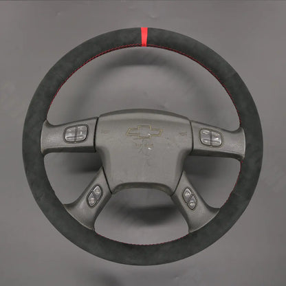 Griffowl Steering Wheel Cover for Personalized SUV Chevrolet TrailBlazer Suburban Tahoe 2002-2006. Hand-sewn DIY kit blends grip, function, and style inside.

