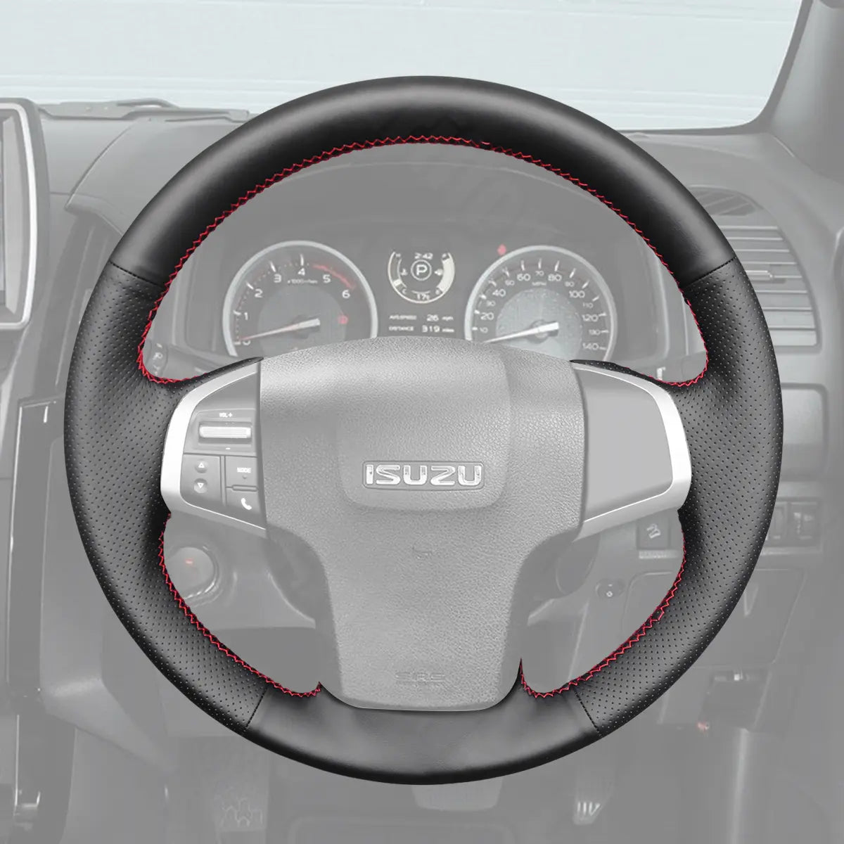 Griffowl Steering Wheel Cover for Personalized SUV Chevrolet Trailblazer 2016-2020. Hand-sewn kit for drivers seeking precision and comfort.

