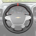 Griffowl Steering Wheel Cover for Personalized SUV Chevrolet Traverse 2018-2024. For refined interior upgrades using our wrap and stitch kit.
