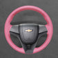 Griffowl Steering Wheel Cover for Personalized SUV Chevrolet Trax Orlando 2011-2022. Hand-sewn kit for drivers seeking precision and comfort.
