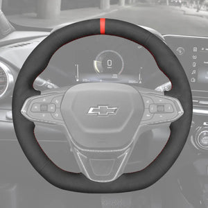 Griffowl Steering Wheel Cover for Personalized SUV Chevrolet Trax RS Trailblazer 2021-2025. Elevate your interior with Griffowl's wrap and stitch kit.
