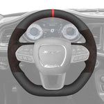Griffowl Steering Wheel Cover for Personalized SUV Dodge Durango R T 2018-2025. For refined interior upgrades using our wrap and stitch kit.
